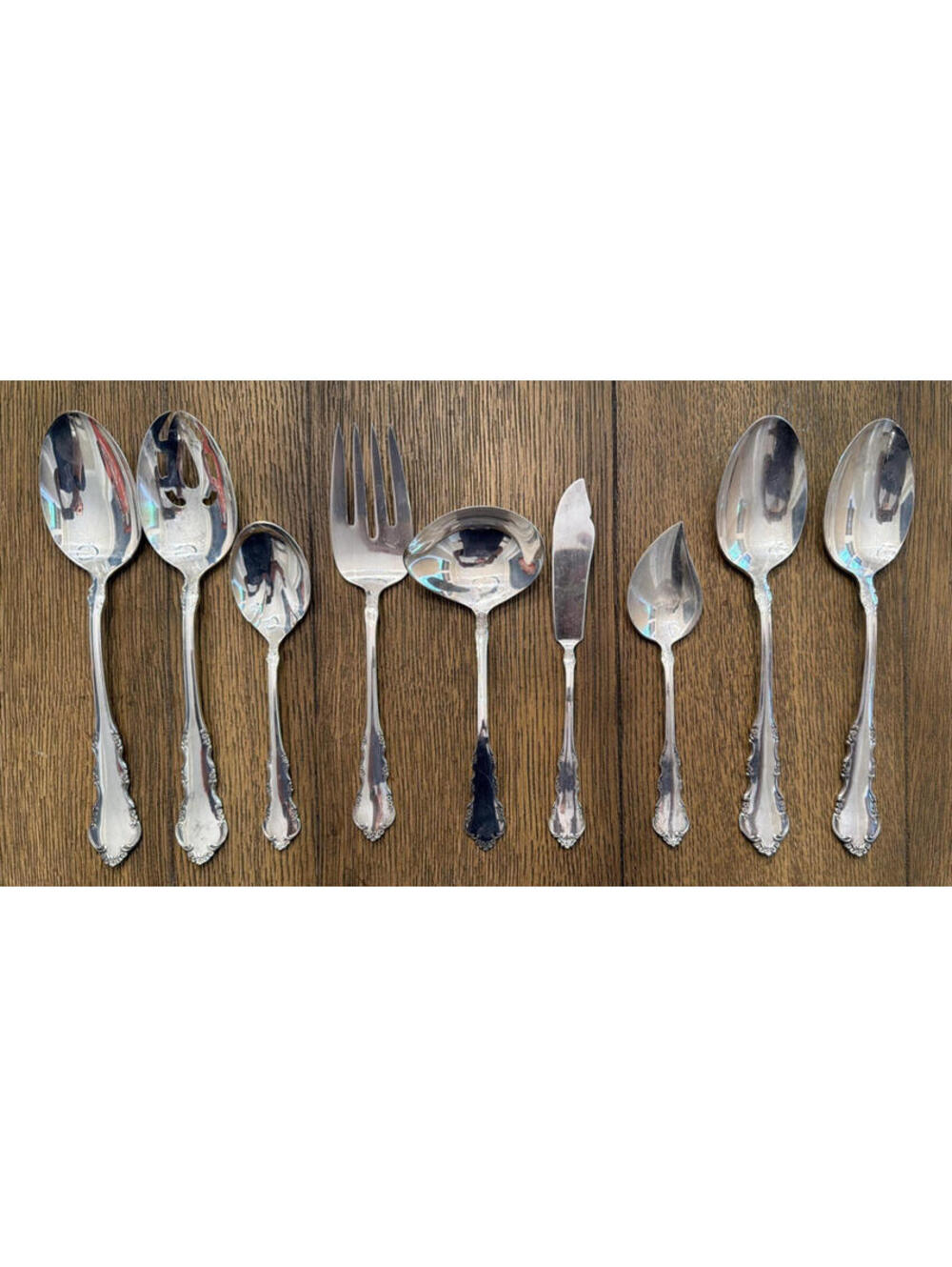 Reed & Barton Dresden Rose Serving Pieces – 9 Piece Set